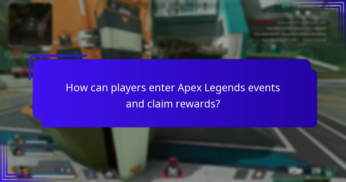 What rewards are available during Apex Legends events?