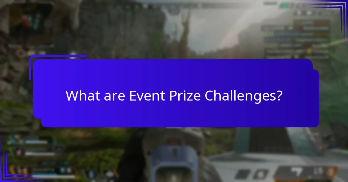 What rewards can I earn from Event Prize Challenges?