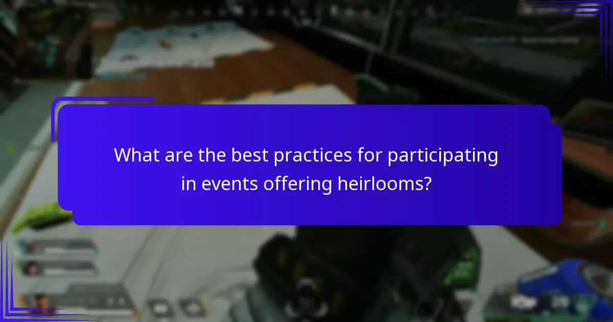 Where can you buy, sell, or trade event prize heirlooms?