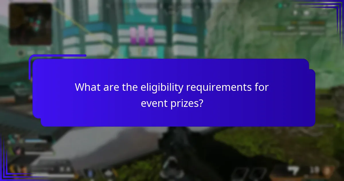 How are winners selected for event prizes?