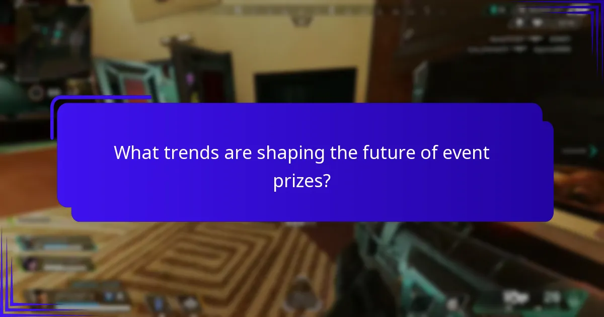 Which events have seen the most significant changes in prize offerings?